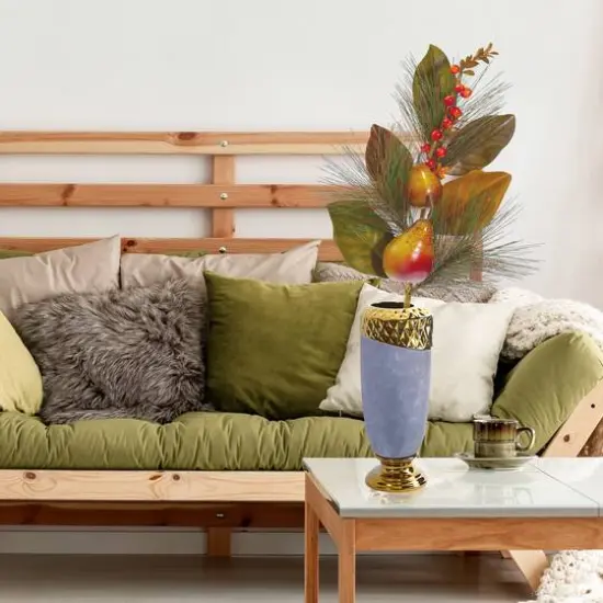 24" Pear, Pine & Magnolia Leaf Pick, 6ct. {4}