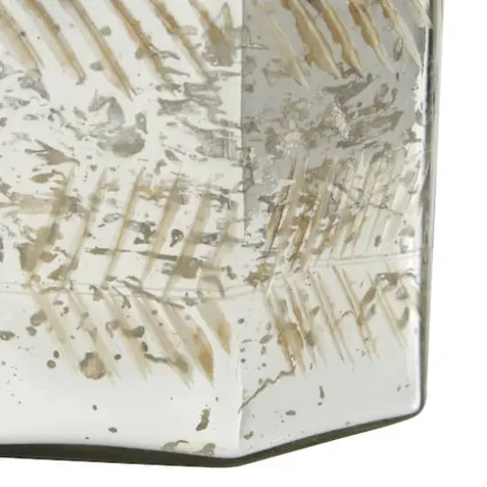 Silver Glass Vintage Decorative Jar Set {4}