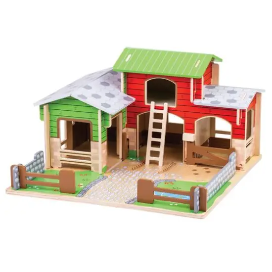 Bigjigs&reg; Cobblestone Farm Playset {1}