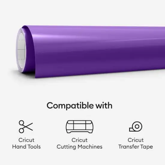 Cricut&reg; 12" x 48" Permanent Vinyl Purple {7}