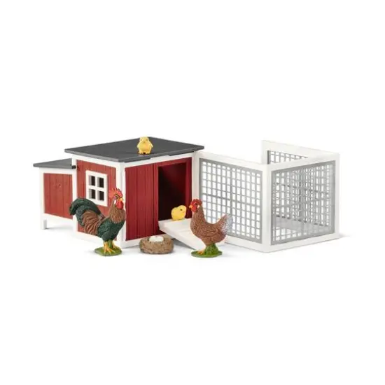 Schleich Farm World Chicken Coop Play Set {1}