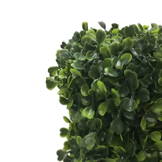 24" Artificial Green Boxwood Hedge {4}
