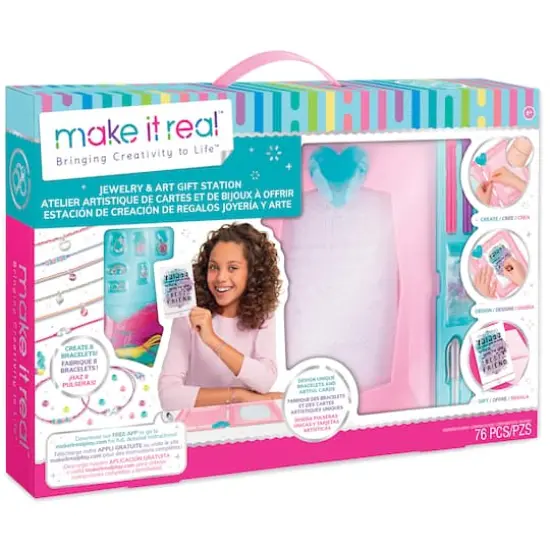 Make It Real DIY Jewelry & Art Gift Station Activity Kit {1}