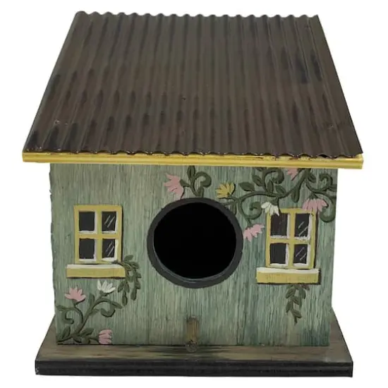 Santa's Workshop 6" Potting Shed Bird House {1}