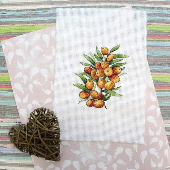 MP Studia Sea Buckthorn Mood Cross Stitch Kit {3}