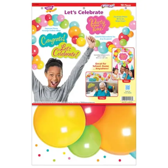 Trend Enterprises&reg; Let's Celebrate Wipe Off&reg; Learning Set {4}