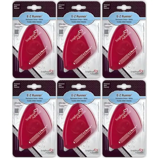 Scrapbook Adhesives by 3L&reg; E-Z Runner&reg; Permanent Strips Dispensers, 6ct. {1}