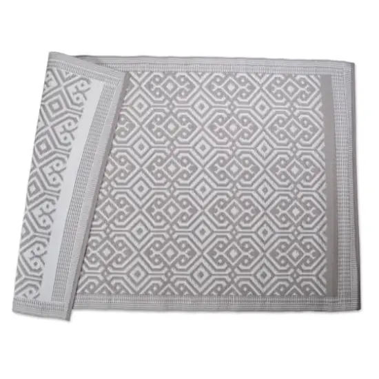 DII&reg; Gray Moroccan Outdoor Rug, 4ft. x 6ft. {4}
