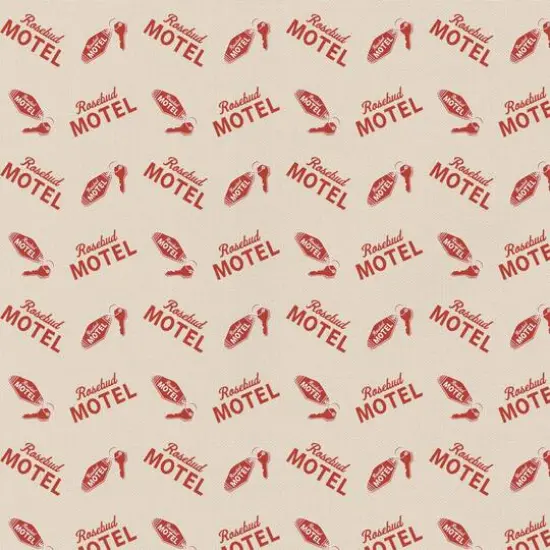Schitt's Creek Caf&eacute; Motel & Keys Precut Cotton Fabric {1}