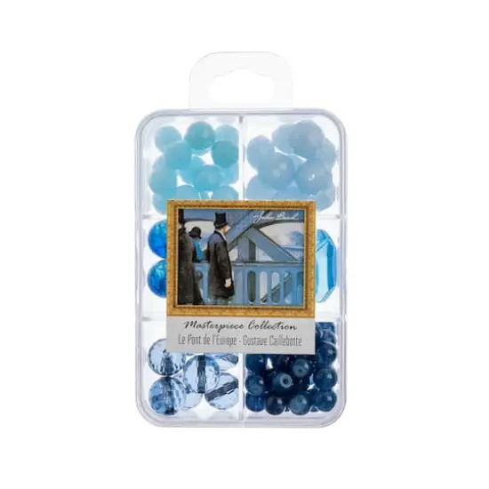 John Bead Masterpiece Collection Glass Bead Box Mix Le Pont de l'Europe/Gustave Caillebotte {1}