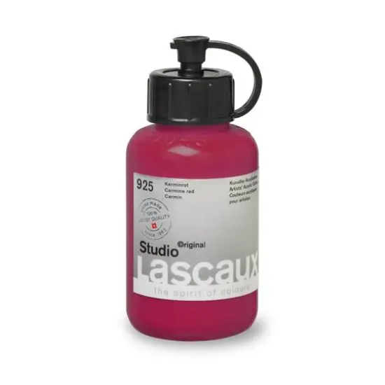 Lascaux Studio Acrylic Paint, 85mL 925 Carmine Red {4}