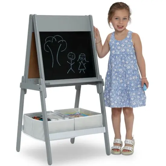 Chelsea Double Sided Storage Easel With Paper & Magnets {3}