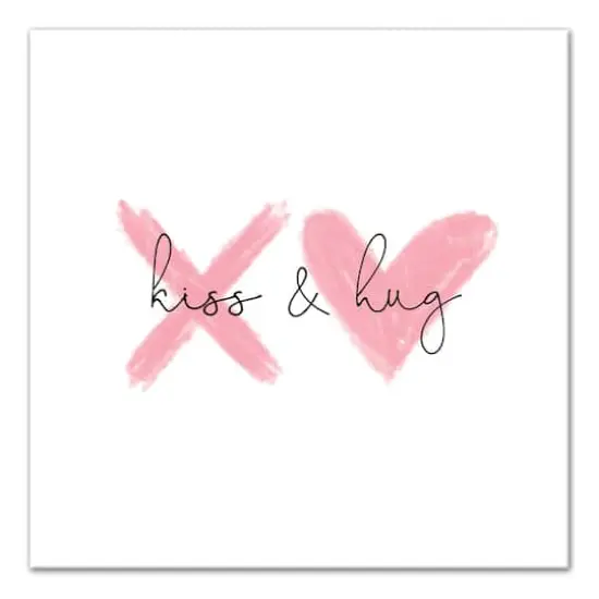 Kiss & Hug Canvas Art {1}