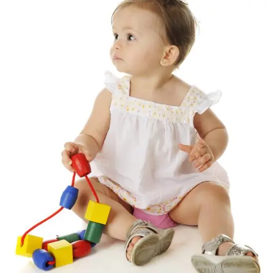 Toy Time Kids Bead & String Lacing Toy Set {9}