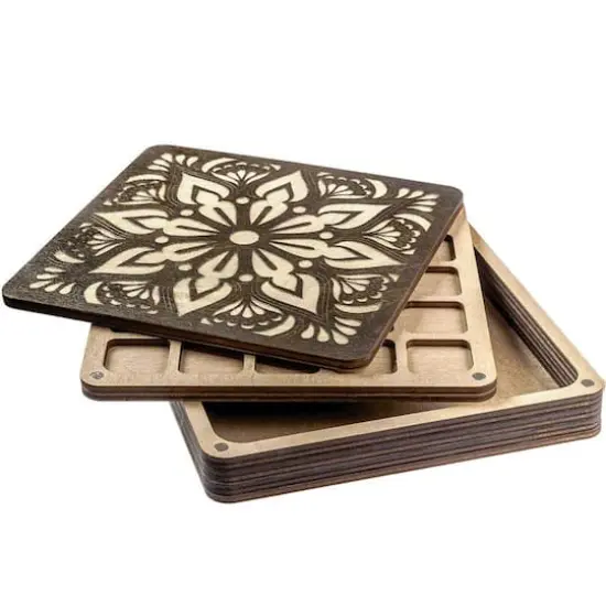 Wonderland Crafts Multi-Layer Square Bead Organizer {1}