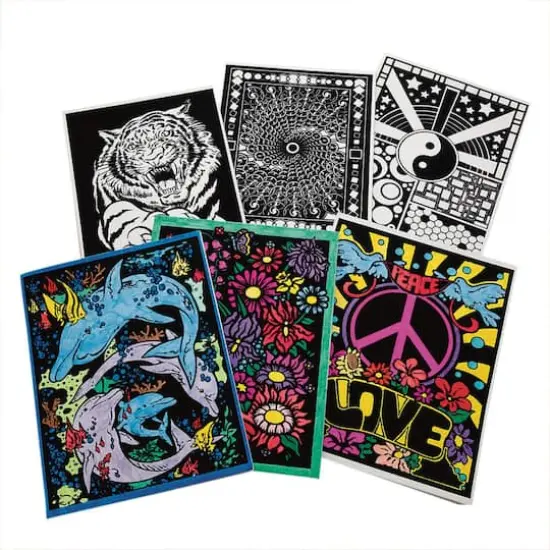 S&S&reg; Worldwide Velvet Art Folders, 6ct. {1}