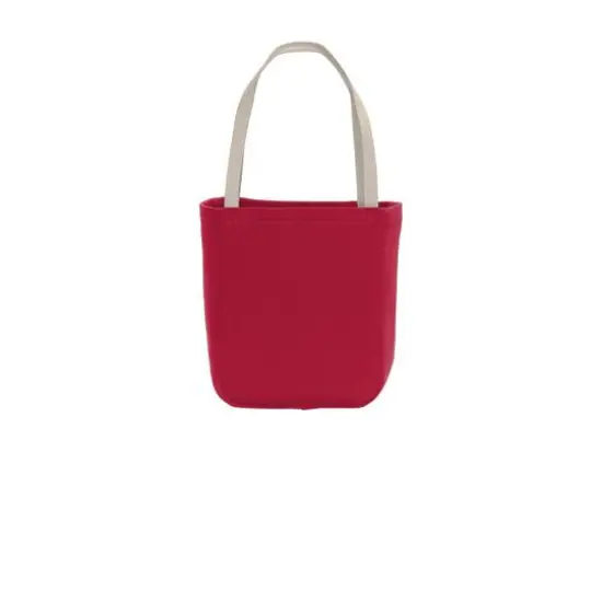 Port & Company&reg; Core Fleece Sweatshirt Tote Red {5}