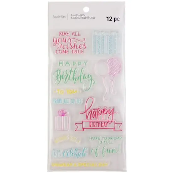 Happy Birthday Clear Stamps by Recollections&trade; {4}