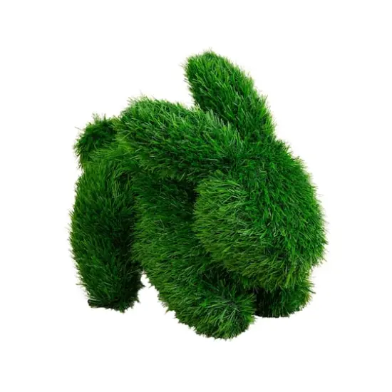 14in. UV Resistant Artificial Grass Garden Plush Topiary Bunny Rabbit (Indoor/Outdoor) {1}
