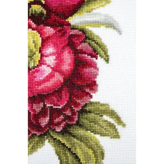 Luca-S Bouquet with Peonies Counted Cross Stitch Kit {4}