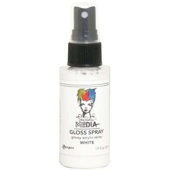 Dina Wakley Media Gloss Spray White {1}