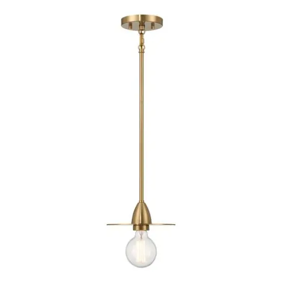 Hello Honey&reg; Daisy Brushed Gold Mini Modern Exposed Bulb Metal Ceiling Light {7}