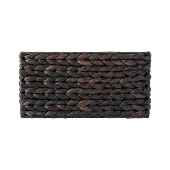 Medium Espresso Rectangle Woven Basket by Ashland&reg; {3}