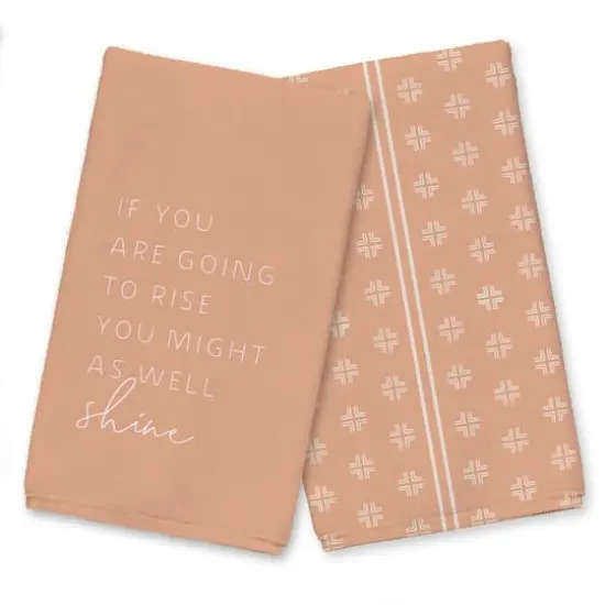 Might As Well Shine Tea Towel Set {1}