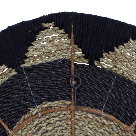 Set of 3 Black Cotton Rustic Wall Decor 24", 20", 16" {7}