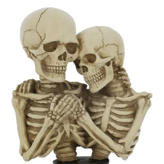 7.75" Skeleton Couple Bust Tabletop D&eacute;cor by Ashland&reg; {3}