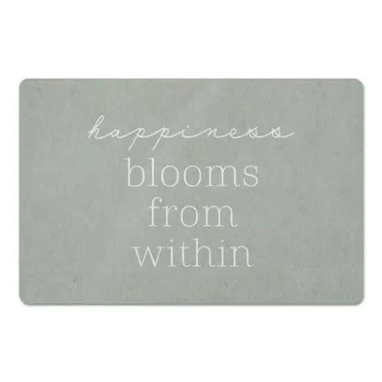18" x 27" Happiness from Within Floor Mat {1}