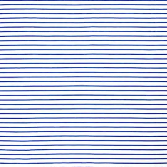 White & Navy Stripes Cotton Fabric Mini Bolt by Loops & Threads&reg;  {1}