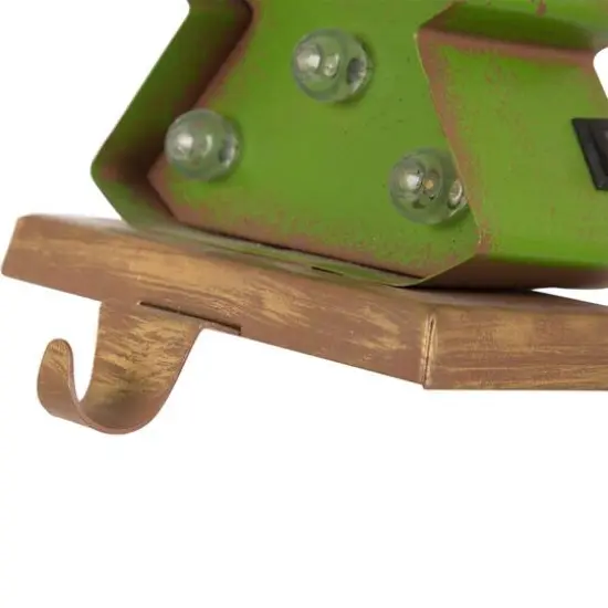 Glitzhome&reg; 7.5" Marquee LED Tree Stocking Holder {8}