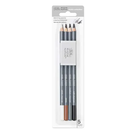 Winsor & Newton&trade; Studio Collection&trade; Sketching Pencil 4pc Set with Eraser {1}