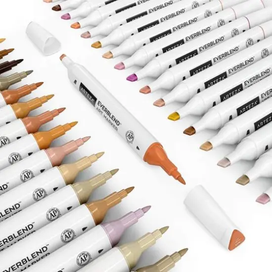 Arteza&reg; EverBlend&trade; 36 Color Portrait Tones Dual Tip Art Marker Set {5}