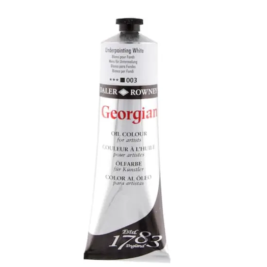 Daler-Rowney&reg; 225mL Georgian Oil Paint Underpainting White {1}