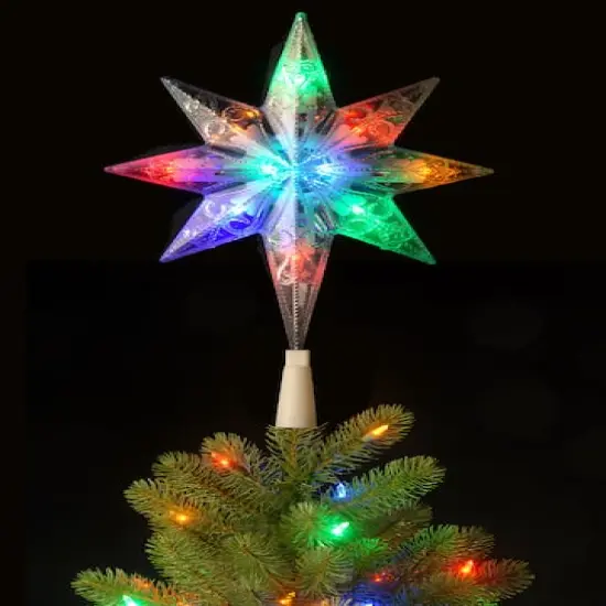11" Bethlehem Star Tree Topper With Dual Color&reg; LED Lights {5}