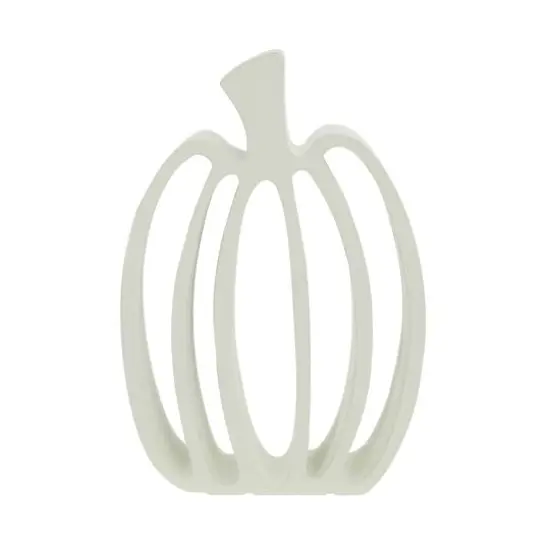 11.75" Die Cut Pumpkin Tabletop D&eacute;cor by Ashland&reg; White {1}