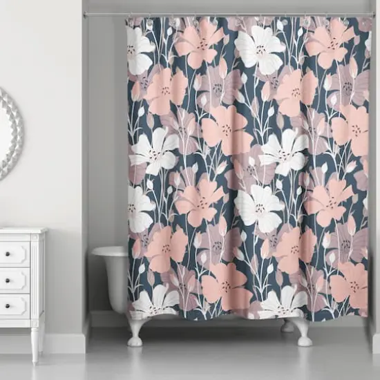Growing Floral 71" x 74" Shower Curtain {3}