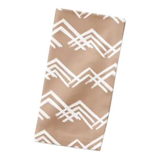 Blush Mountain Pattern 10" x 10" Cotton Twill Napkin {3}