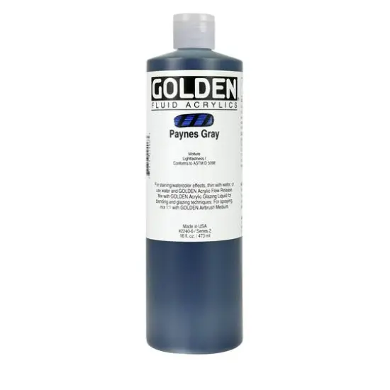 Golden&reg; Fluid Acrylics, 16oz. Paynes Gray {1}
