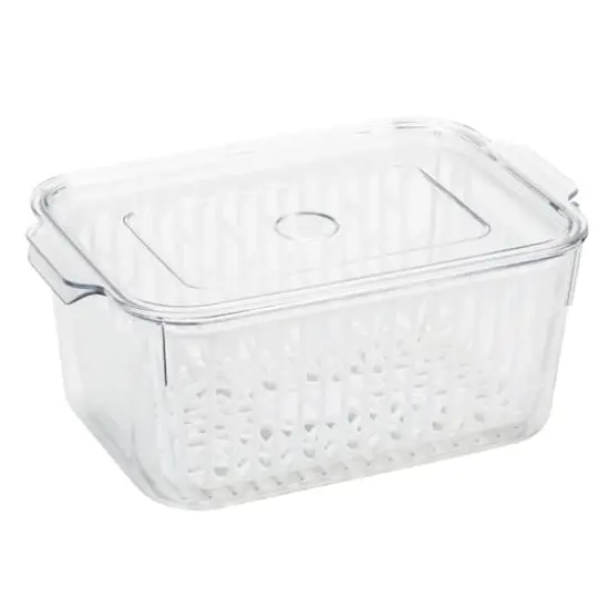 Kitchen Details Clear Storage Container with Strainer {1}