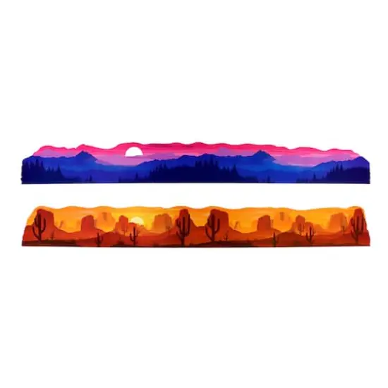 Panoramic Mountain & Desert Die Cut Stickers by Recollections&trade; {1}