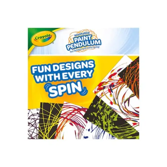 Crayola&reg; Washable Paint Pendulum Kit {8}