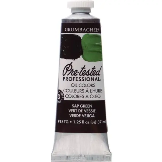 Grumbacher&reg; Pre-Tested Professional&reg; Oil Color Paint, 37mL Sap Green {1}