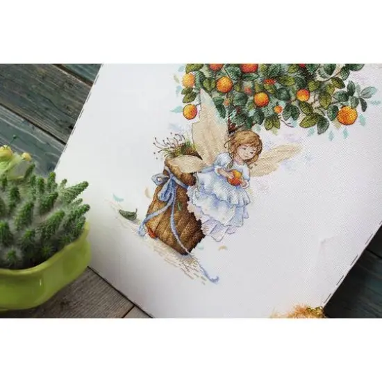 MP Studia Orange Fairy Cross Stitch Kit {3}
