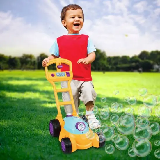 Kid Galaxy&reg; Mr. Bubble&reg; Electric Yellow Bubble Mower {3}