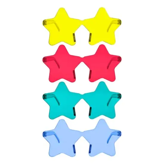 5.5" Star Shaped Glasses, 4ct. by Celebrate It&trade; {1}