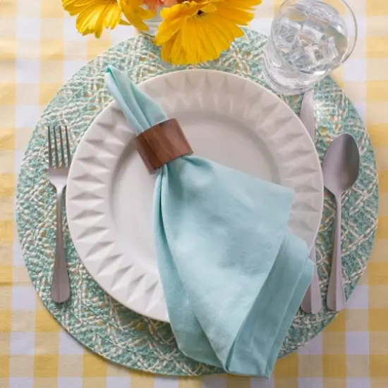 DII&reg; Oversized Napkin, 6ct. Light Blue {7}