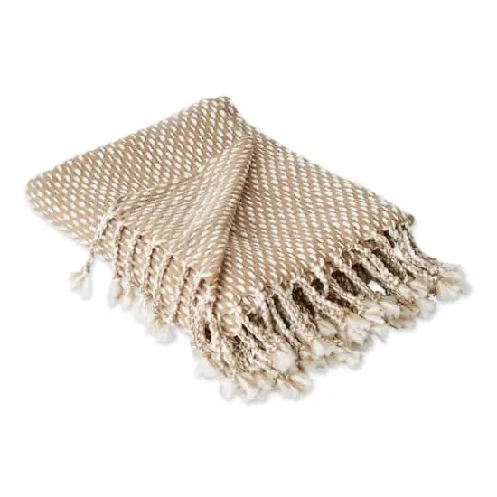 DII&reg; Stone & White Textured Acrylic Throw {1}